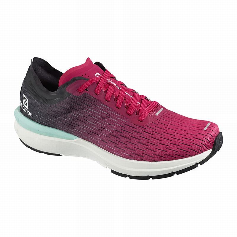 Chaussures Aquatiques Salomon Femme Rose / Blanche - Salomon SONIC 3 ACCELERATE W - France (5107-VNH